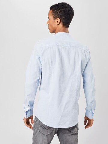 TOM TAILOR DENIM Regular fit Button Up Shirt in Blue