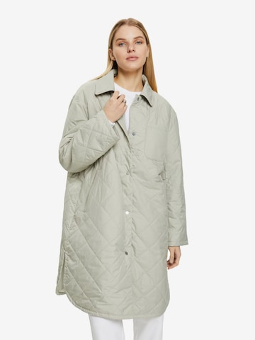 ESPRIT Between-Seasons Coat in Green: front