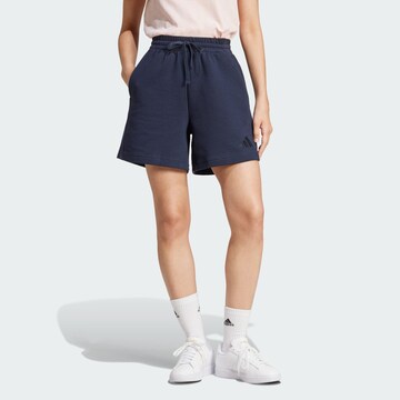 ADIDAS SPORTSWEAR Loose fit Sports trousers 'All Szn' in Blue: front