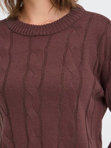 Pullover ' OXFKIMNI ' di Oxmo in marrone