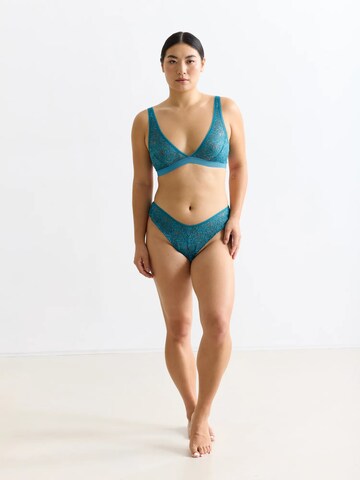 Erlich Textil Bralette Bra in Blue