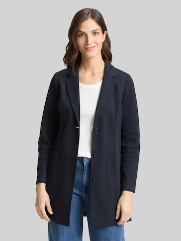 TOM TAILOR Tussenmantel in Blauw: voorkant