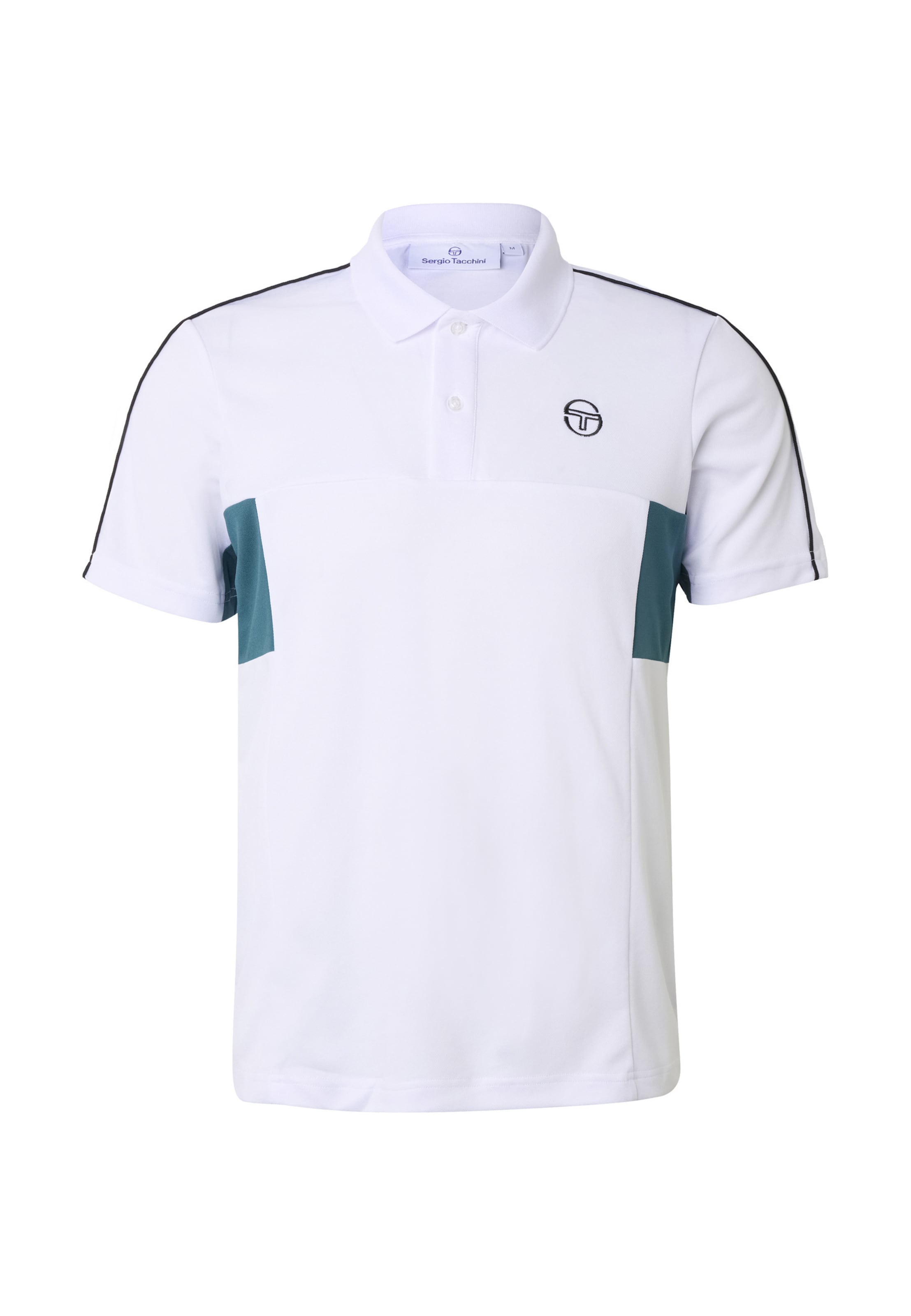 T-Shirt Sergio Tacchini en blanc : devant