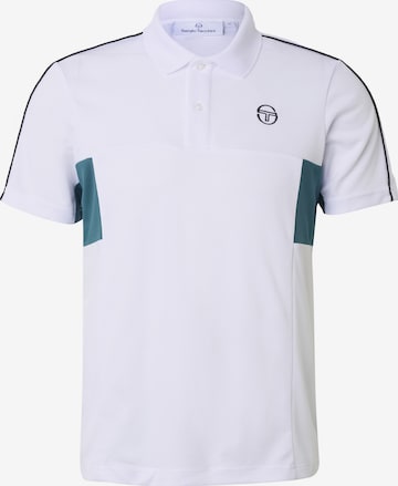 T-Shirt Sergio Tacchini en blanc : devant