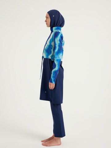 MARINA High neck Badeanzugkleid 'Modest Marina M2530-2'‌ in Blau