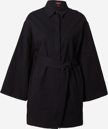 Robe-chemise Misspap en noir : devant