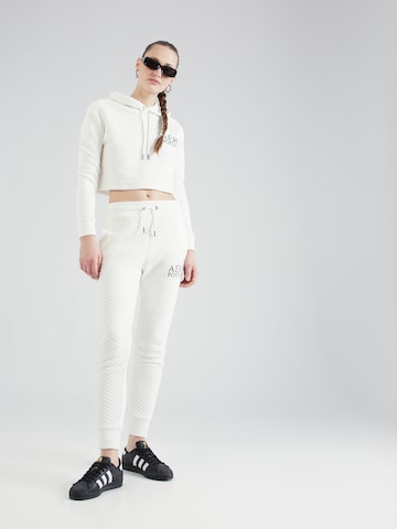 AÉROPOSTALE Tapered Trousers in White