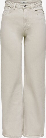 Wide Leg Jean 'Juicy' ONLY en blanc : devant