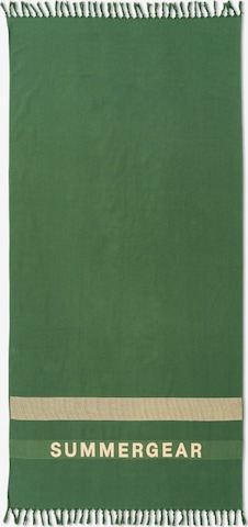 SummerGear Strandlaken 'Shore 100 X 200 cm' in Groen: voorkant