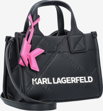 Karl Lagerfeld Ročna torbica 'Skuare' | črna barva