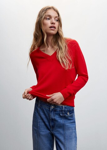 MANGO Sweater 'Maudy' in Red: front