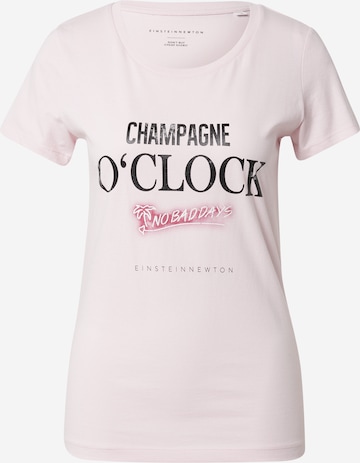Maglietta 'Champagne O´clock' di EINSTEIN & NEWTON in rosa: frontale