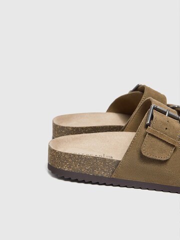 Pull&Bear Pantolette i brun