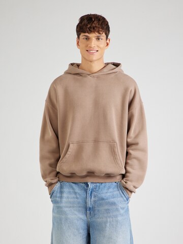 Abercrombie & Fitch Sweatshirt 'ESSENTIAL POPOVER' in Braun: Vorderseite