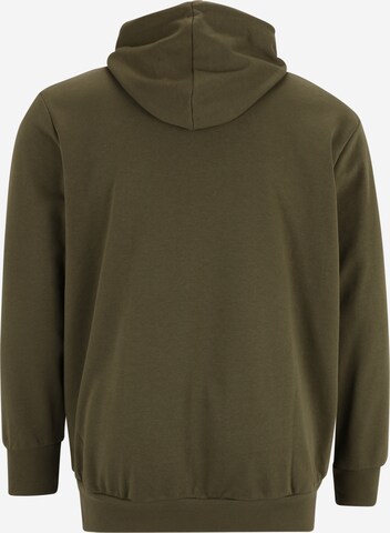 Jack & Jones PlusSweater majica 'LOGAN' - zelena boja