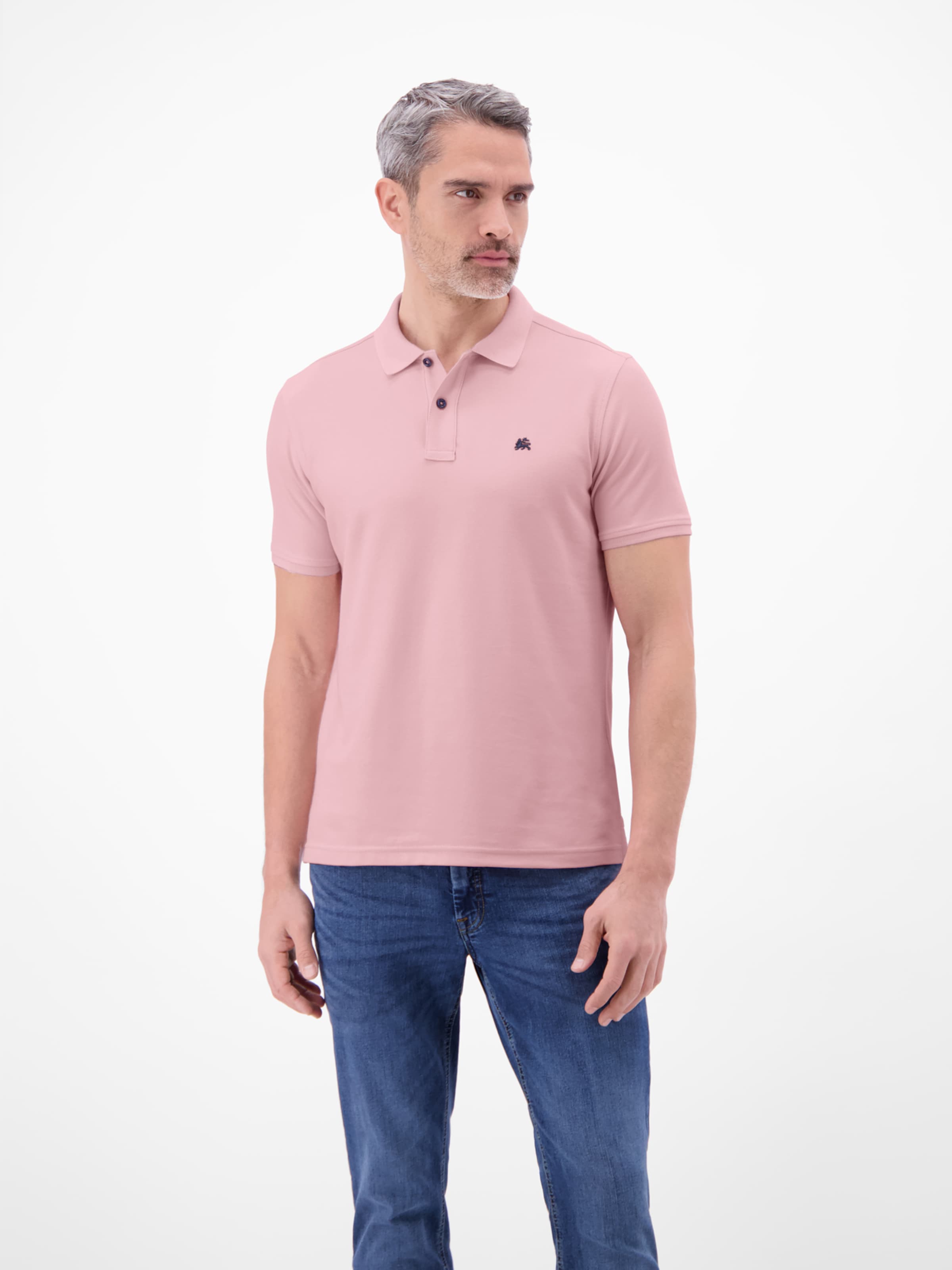 LERROS Poloshirt in Pink