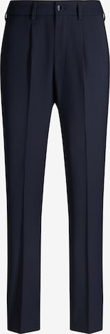 STRELLSON Regular Bandplooibroek in Blauw: voorkant
