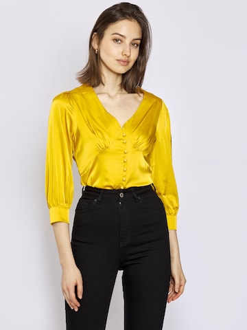 FRESHLIONS Blouse 'Elysia' in Yellow: front