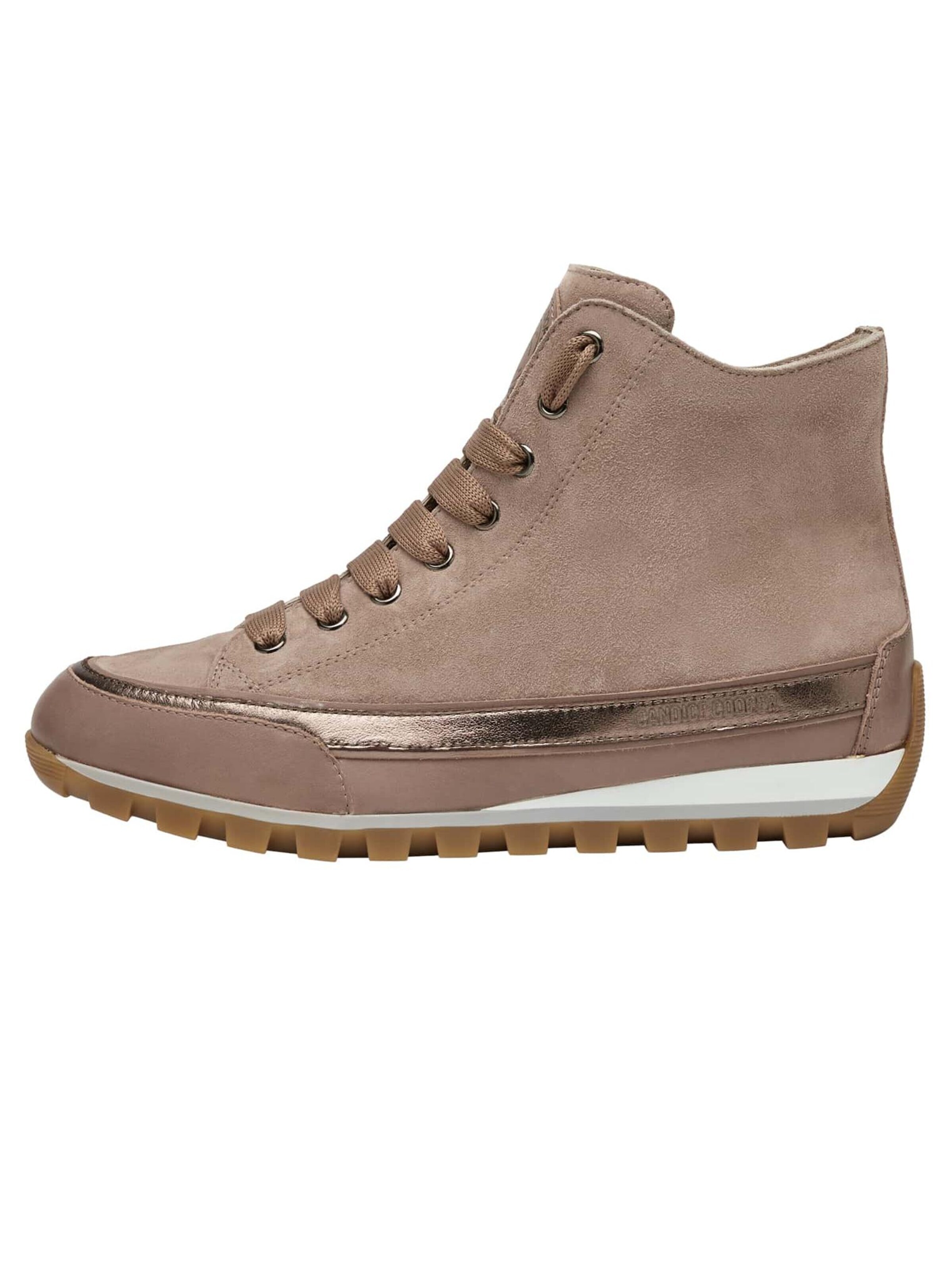 Candice Cooper Sneaker high 'JANIS STRIP PLUS CHIC'‌‌‌‌‌ in Braun: Vorderseite