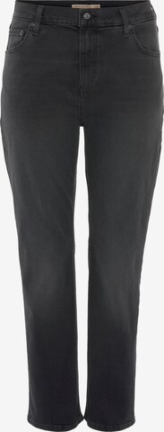 Levi's® Plus Regular Jeans in Black: front
