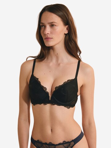 ETAM Push-up Bra 'Prelude' in Black