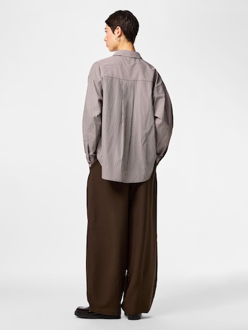 Camicia da donna di PIECES in marrone