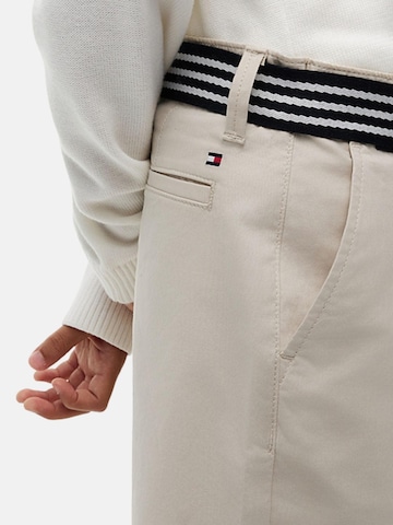 Tommy Hilfiger Kids - Loosefit Calças 'Essential' em bege