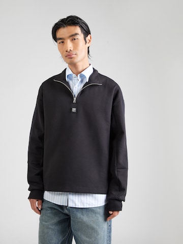 Sweat-shirt 'Danovotop' HUGO en noir : devant
