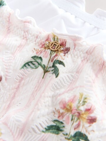 Next Bez ramienok Jednodielne plavky - Ružová