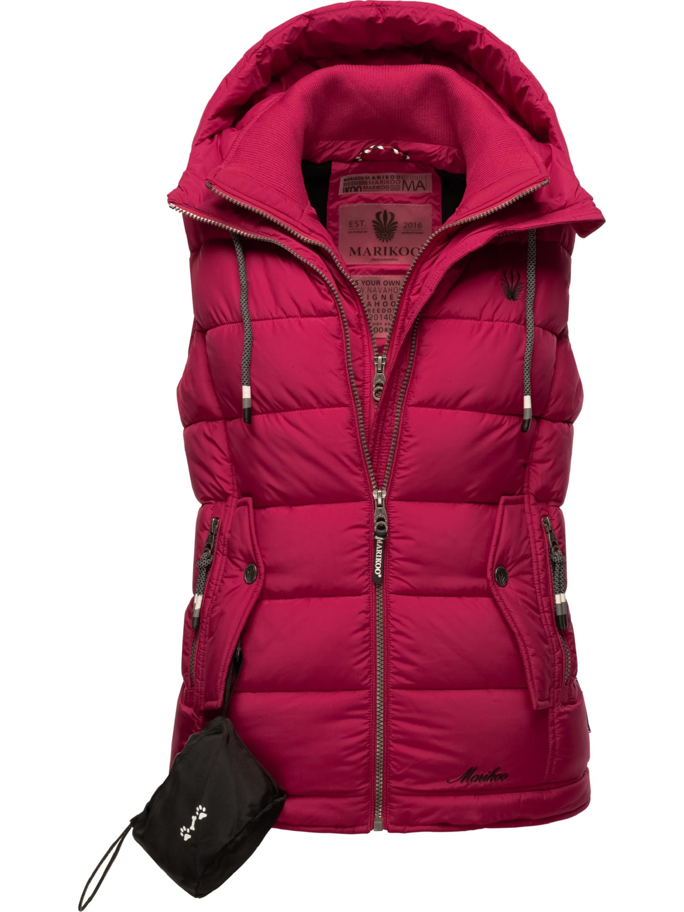 MARIKOO Vest 'Taisaa' in Red: front