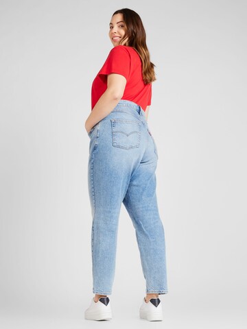 Levi's® Plus Zwężany krój Jeansy 'Plus 80s Mom Jean' w kolorze niebieski