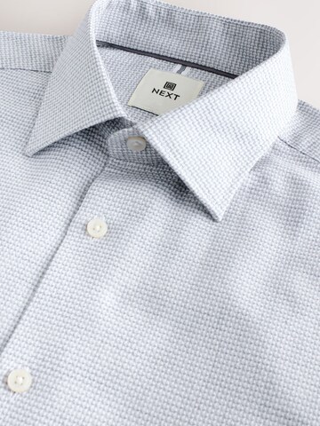 Next Slim fit Button Up Shirt in Grey