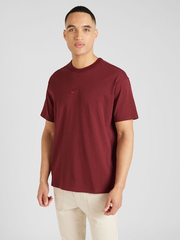 Nike Sportswear Shirt 'Essential' in Red: front