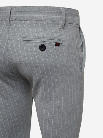 Coupe slim Pantalon chino 'Ponte Roma' Denim Project en gris