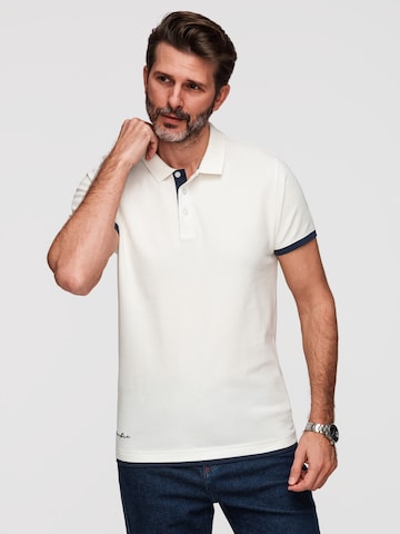 Ombre Shirt in Wit: voorkant