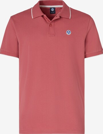 North Sails Poloshirt in Rot: predná strana