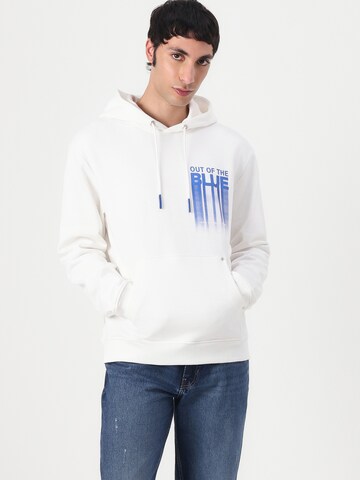 KARL LAGERFELD JEANS - Sudadera 'OUT OF BLUE' en blanco