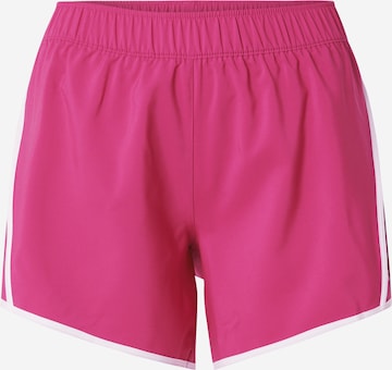 Reebok - Regular Calças de desporto em rosa: frente