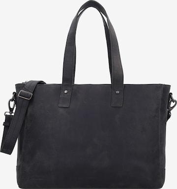 Plevier Shopper in Black: front