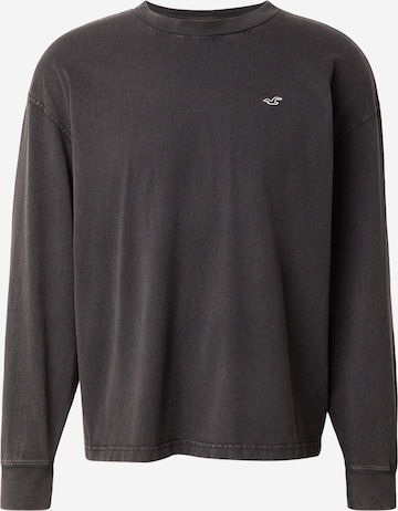 HOLLISTERMajica - crna boja: prednji dio