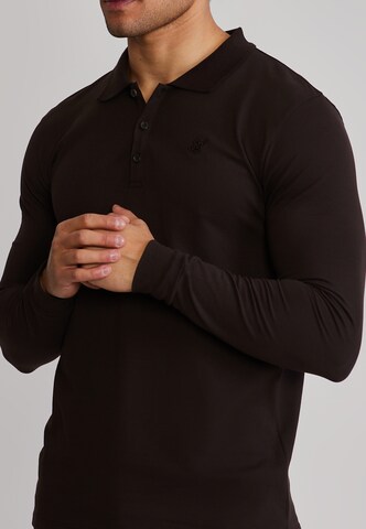 T-Shirt SikSilk en marron