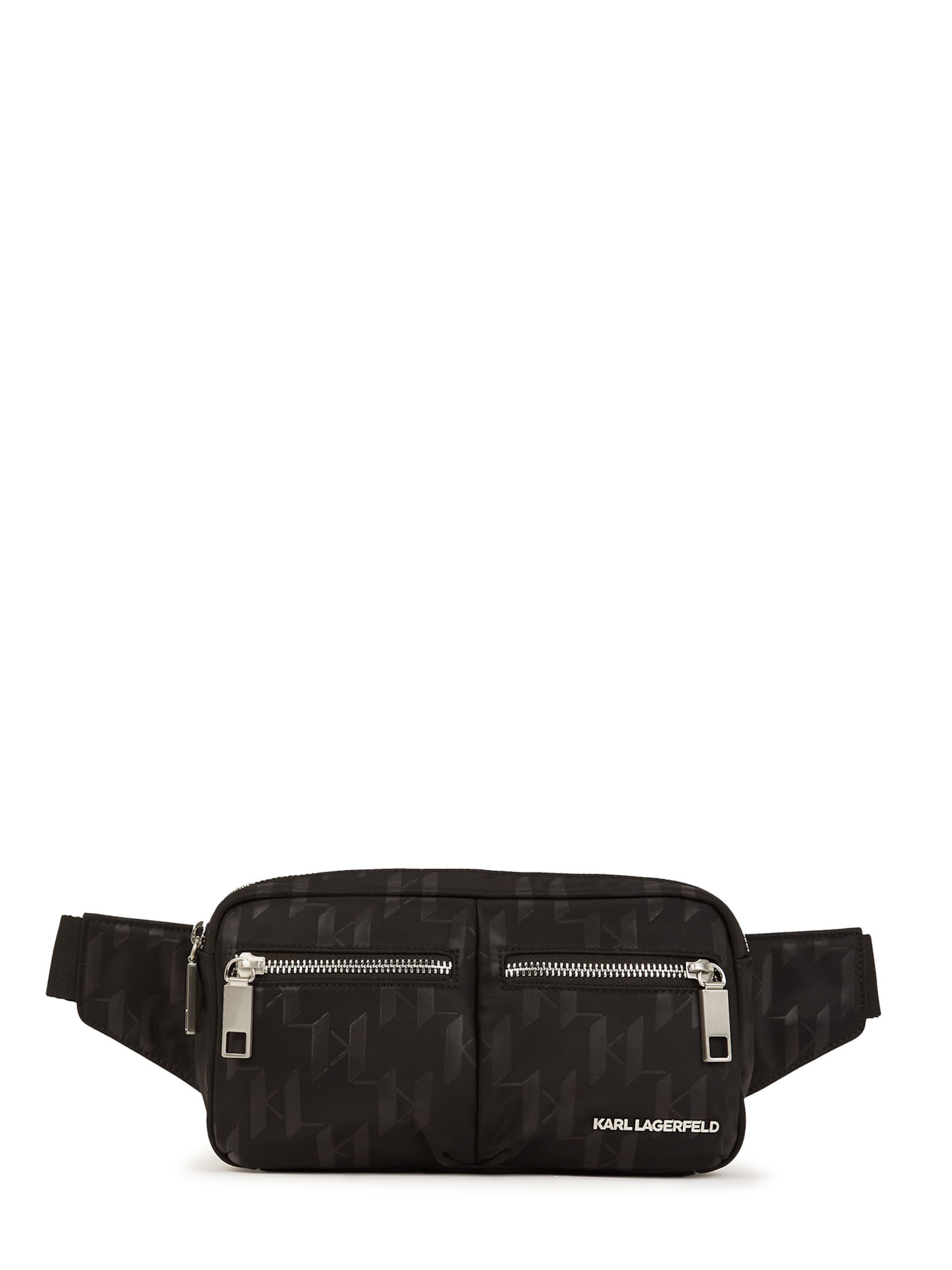 Sacs banane Karl Lagerfeld en noir : devant