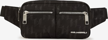 juoda Karl Lagerfeld Rankinė ant juosmens: priekis