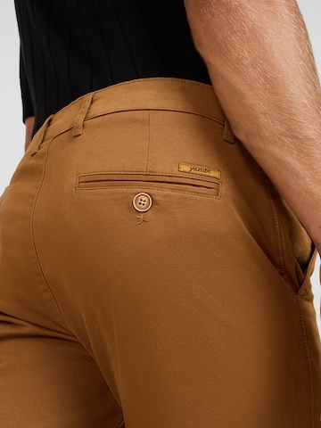 yazubi Slimfit Hose 'Kyle' in Beige