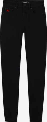 Slimfit Jeans de la Desigual pe negru: față