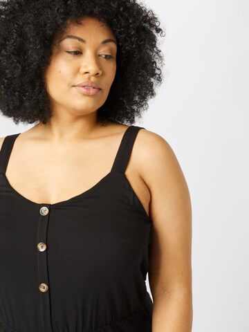 ABOUT YOU Curvy Jumpsuit 'Cassia' in Zwart