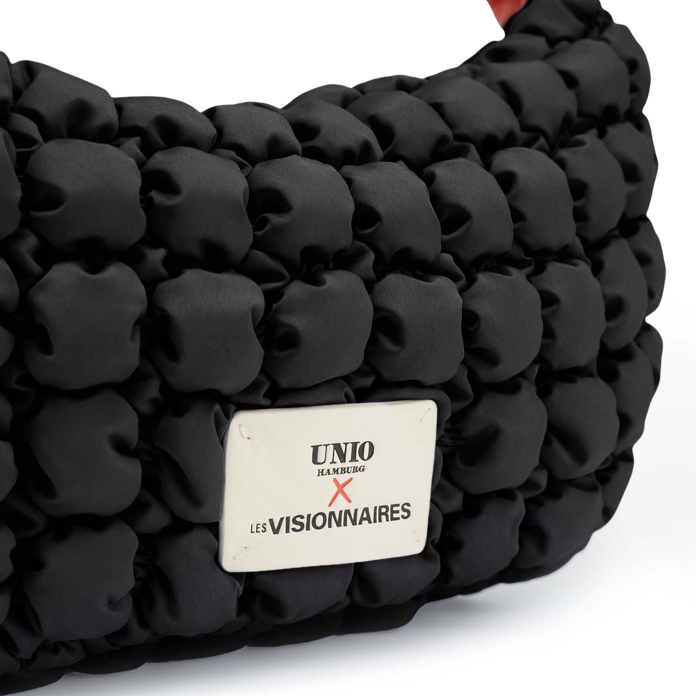 Sac bandoulière 'Unio Banana' Les Visionnaires en noir