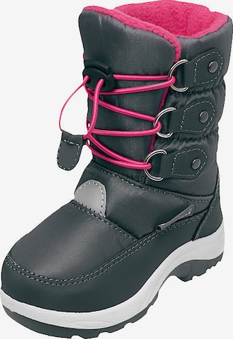 PLAYSHOES Snow Boots in Black: front