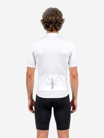 WULIBIKE - Ropa para correr 'Wulibike Radsport-Set 'Y-Ergonomie' Weiß/Schwarz' en blanco