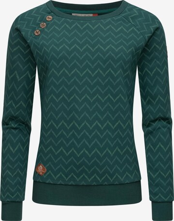 Ragwear Sweatshirt 'Daria' in Green: front